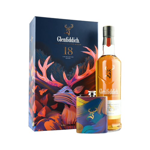 royal whiskey luxury whiskey brands glenfiddich whiskey glenfiddich 18 years limited edition plus flask