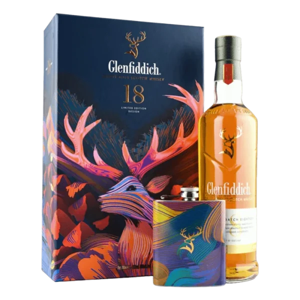 royal whiskey luxury whiskey brands glenfiddich whiskey glenfiddich 18 years limited edition plus flask