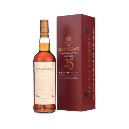 royal whiskey luxury whiskey brands buy macallan online shop macallan 25 years sherry oak anniversary