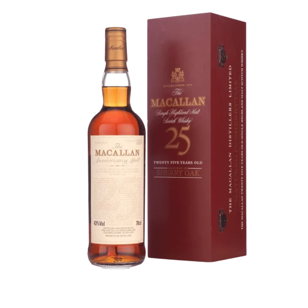 royal whiskey luxury whiskey brands buy macallan online shop macallan 25 years sherry oak anniversary