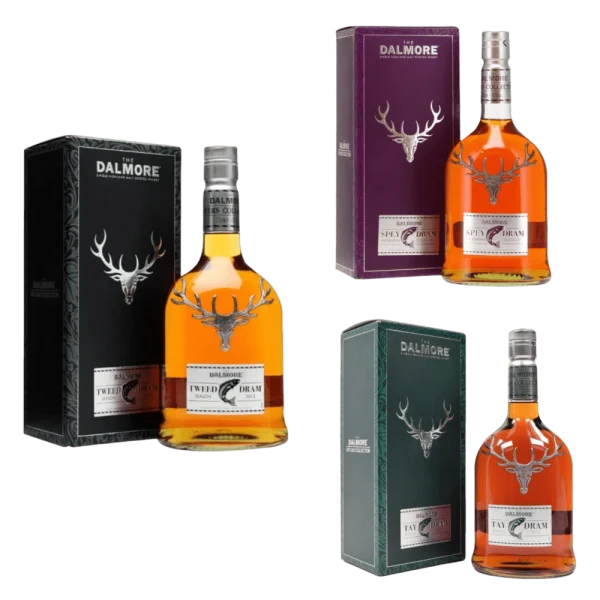 royal whiskey luxury whiskey brands buy dalmore online shop dalmore rivers collection set of 3