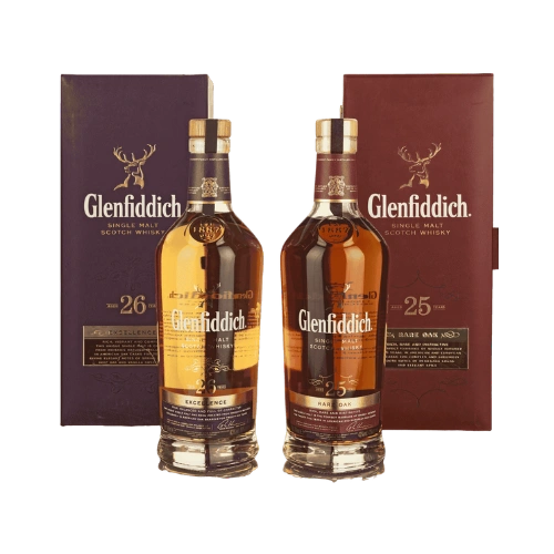 royal whiskey luxury whiskey brands buy glenfiddich online shop glenfiddich 25 and 26 years set of 2