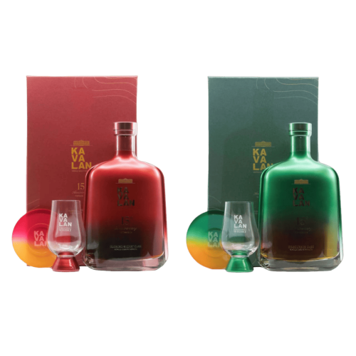 Kavalan 15th Anniversary 2009 Ex-Bourbon Cask & Oloroso Sherry Cask (Set of 2)