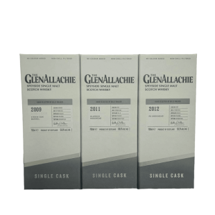 Glenallachie Single Cask Set of 3 (2009-2011-2012)