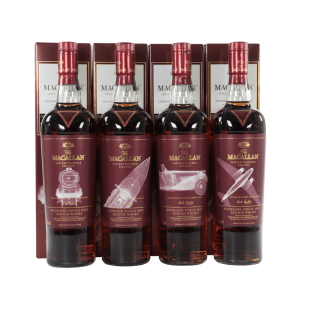 Macallan Whisky Maker's Edition Nick Veasey Classic Travel Range Set of 4