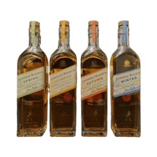 royal whiskey luxury whiskey brands order johnnie walker seasonal blend complete set autumn winter spring summer
