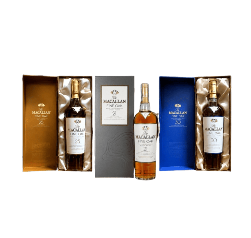 Macallan Fine Oak Set of 3 - Release 2004